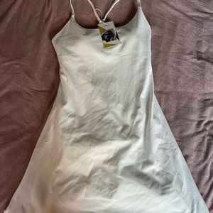 White Halara tennis dress